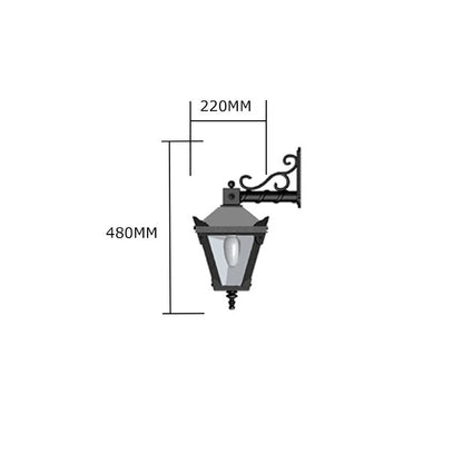 Harte Traditional Outdoor Wall Light
