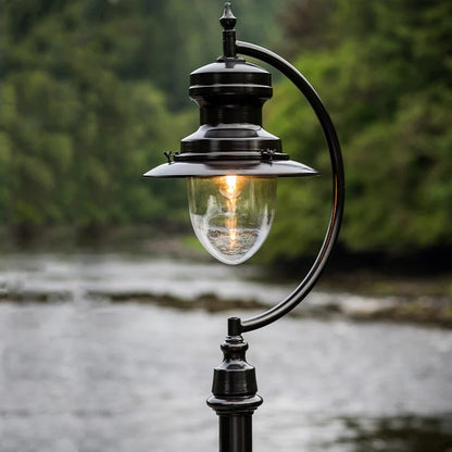 Harte Goose Neck Outdoor Post Light