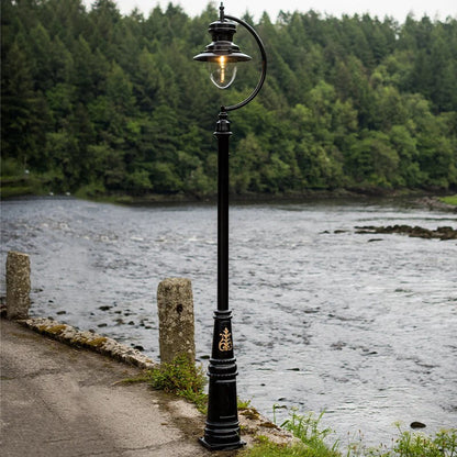 Harte Goose Neck Outdoor Post Light