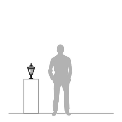 Victorian Traditional Cast Iron Pier Light For Flat Pier Caps 0.4M