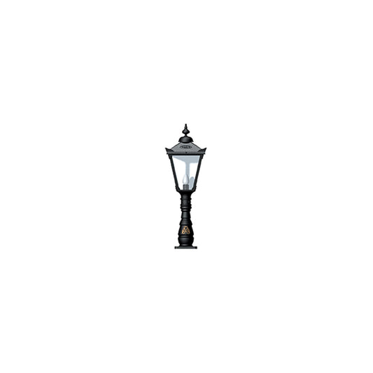 Victorian traditional cast iron pedestal light 1.16m