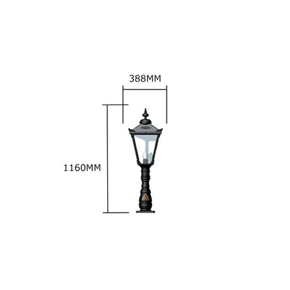 Harte Manor Outdoor Pedestal Light
