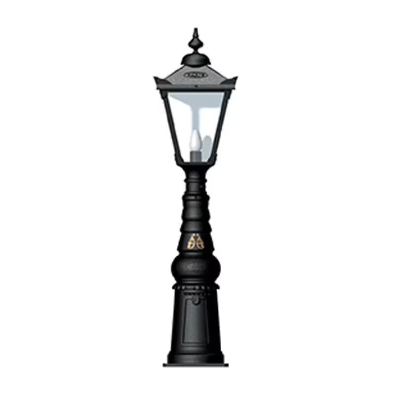 Victorian Traditional Cast Iron Pedestal Light 1.54M