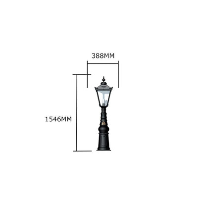 Harte Manor Outdoor Post Light