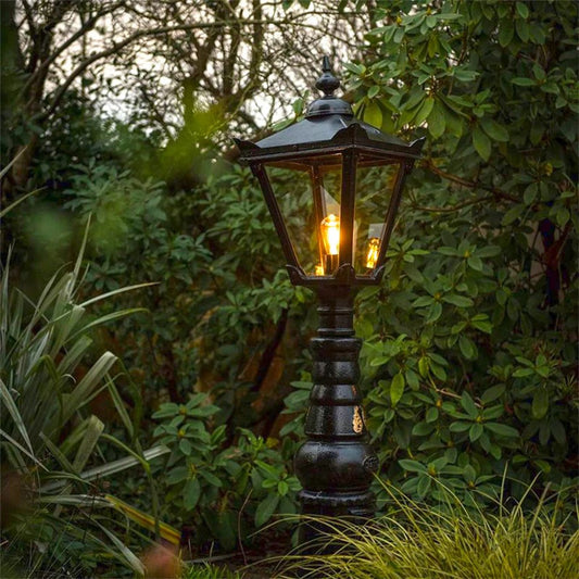 Victorian traditional cast iron pedestal light 1.54m