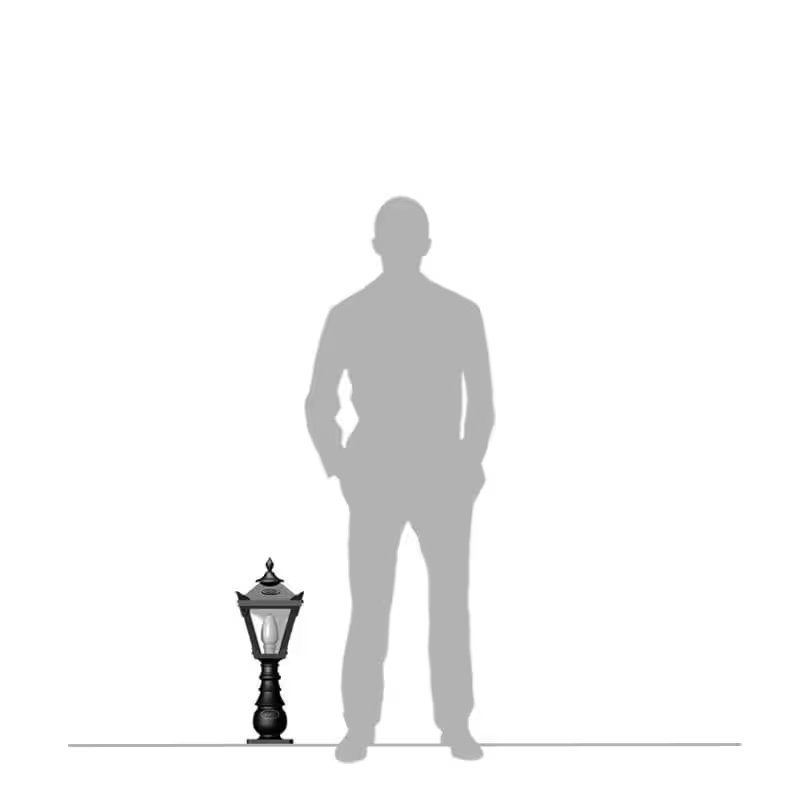 Victorian Traditional Cast Iron Pedestal Light 0.6M