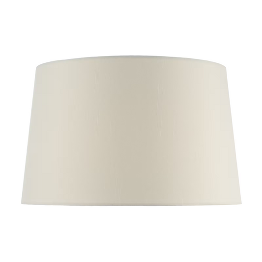 Iffley Faux Silk Tapered Drum Shade in Ivory