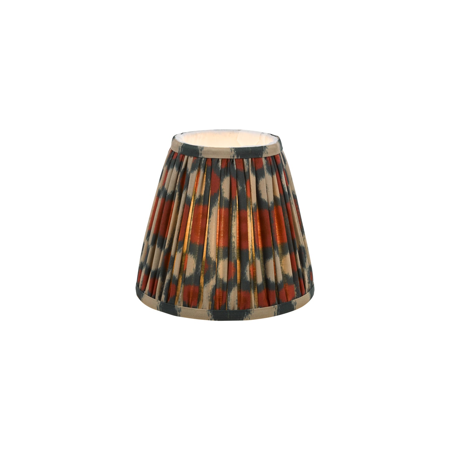 Ikat 15cm Cotton Tapered drum Shade