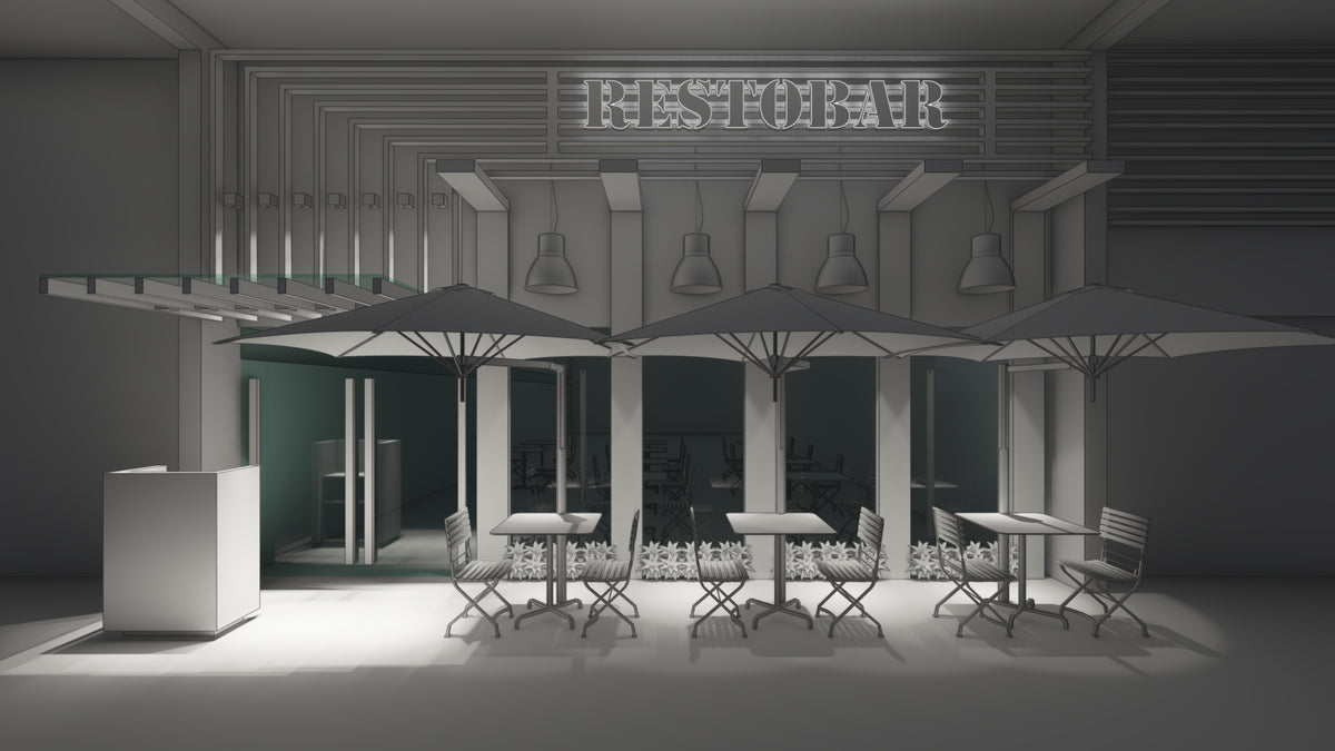Entrance & host stand