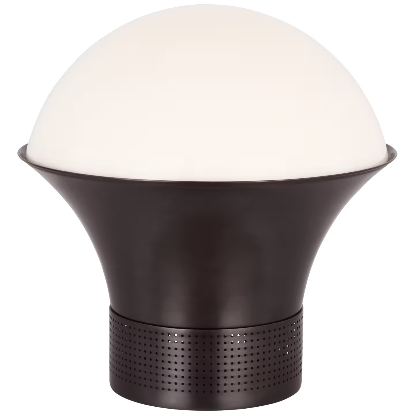Precision Accent Table Lantern with White Glass