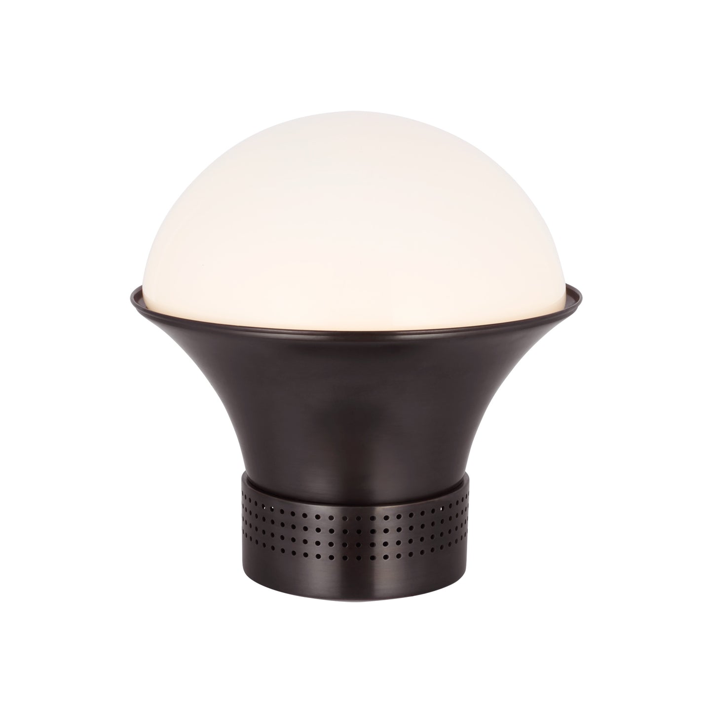 Precision Medium Table Lantern with White Glass