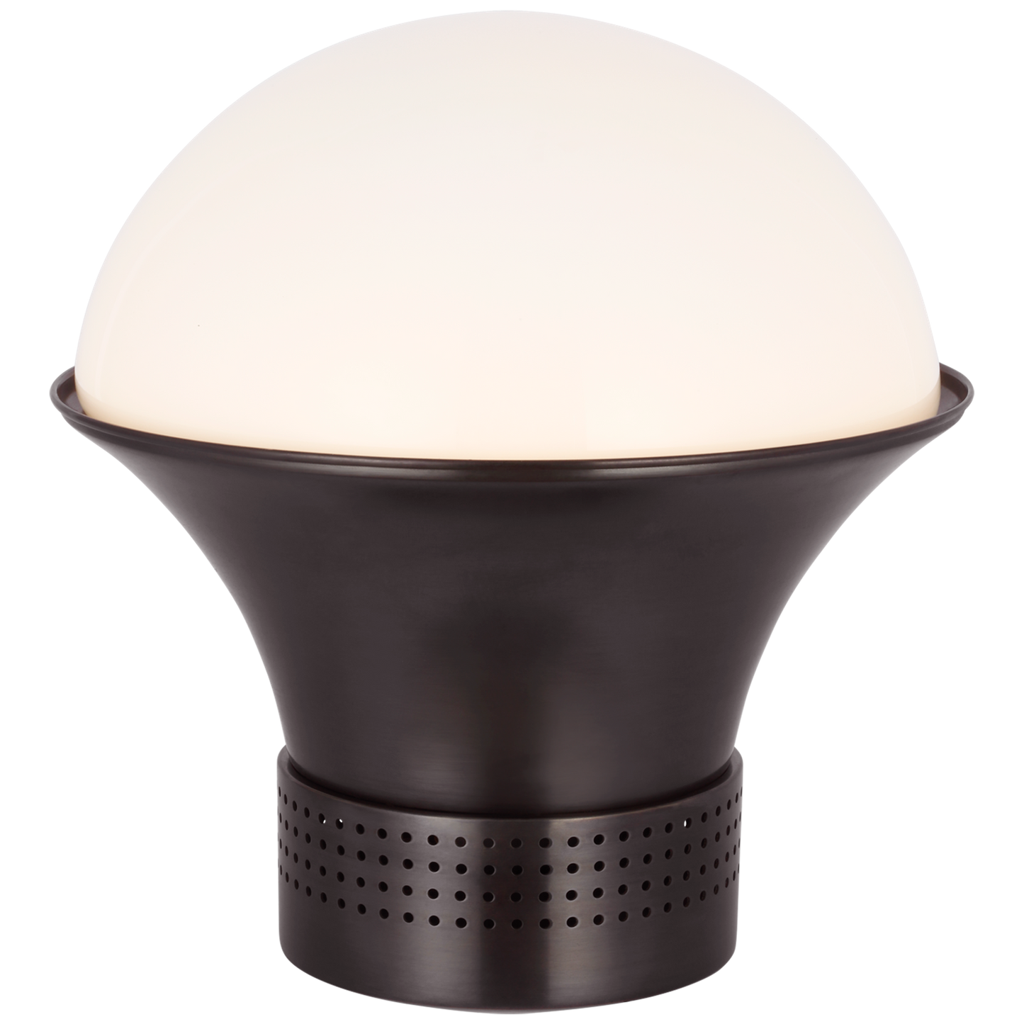 Precision Medium Table Lantern with White Glass