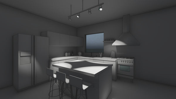 Adjustable track task lighting