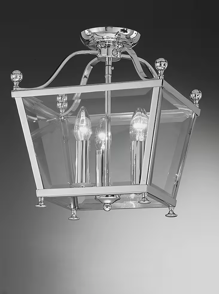 Atrine 3-Light Flush Lantern
