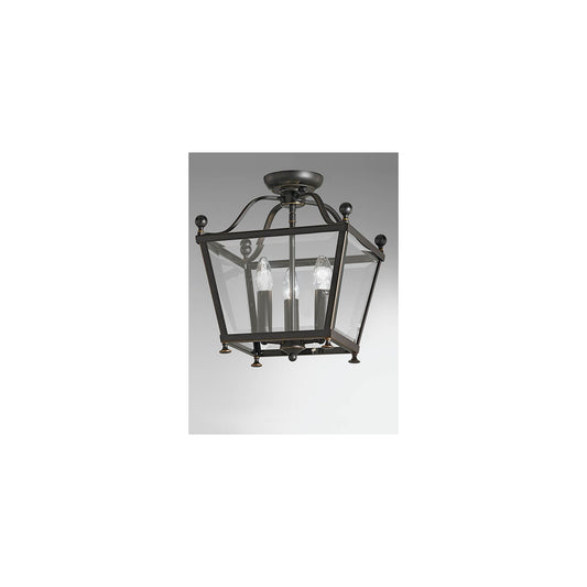 Atrine 3-Light Flush Lantern