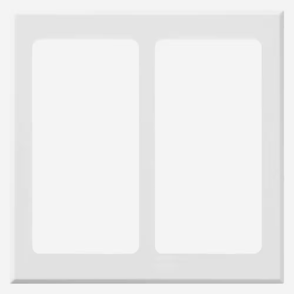 Faceplate, Dual Gang Column Plastic