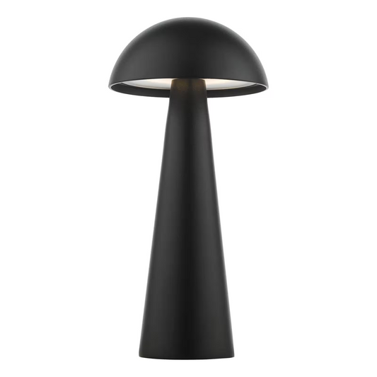 Lyle Outdoor Rechargeable Table Lamp in Matt Black