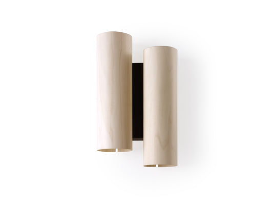 LZF Black Note Duplet Wall Light