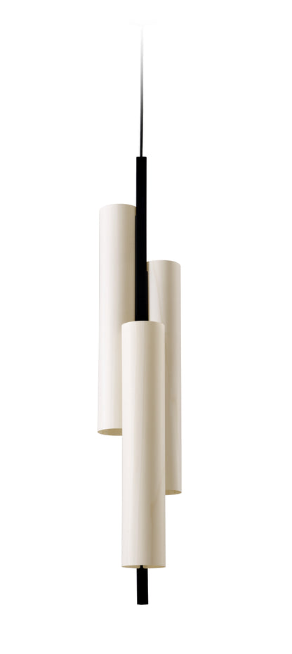 Black Note Triplet LED Pendant