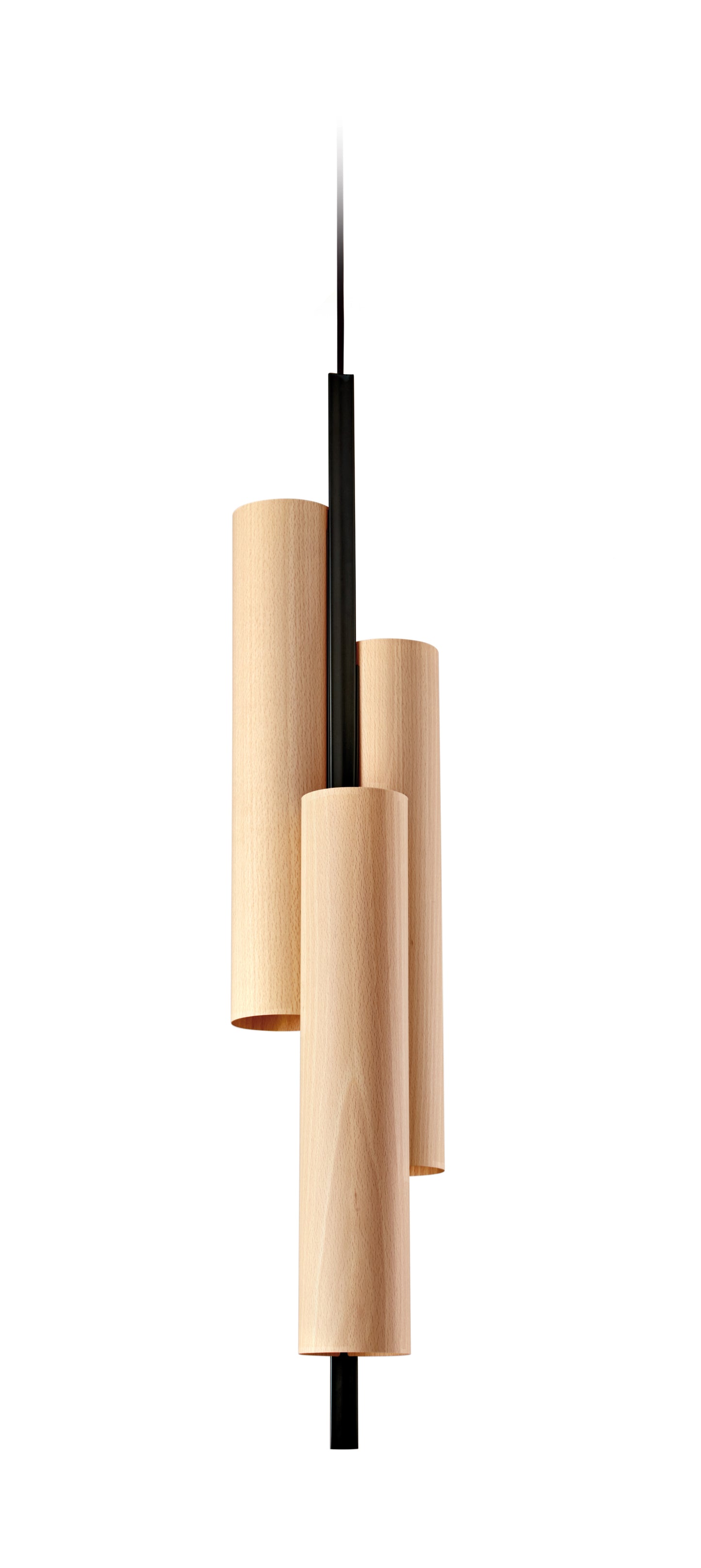 Black Note Triplet LED Pendant