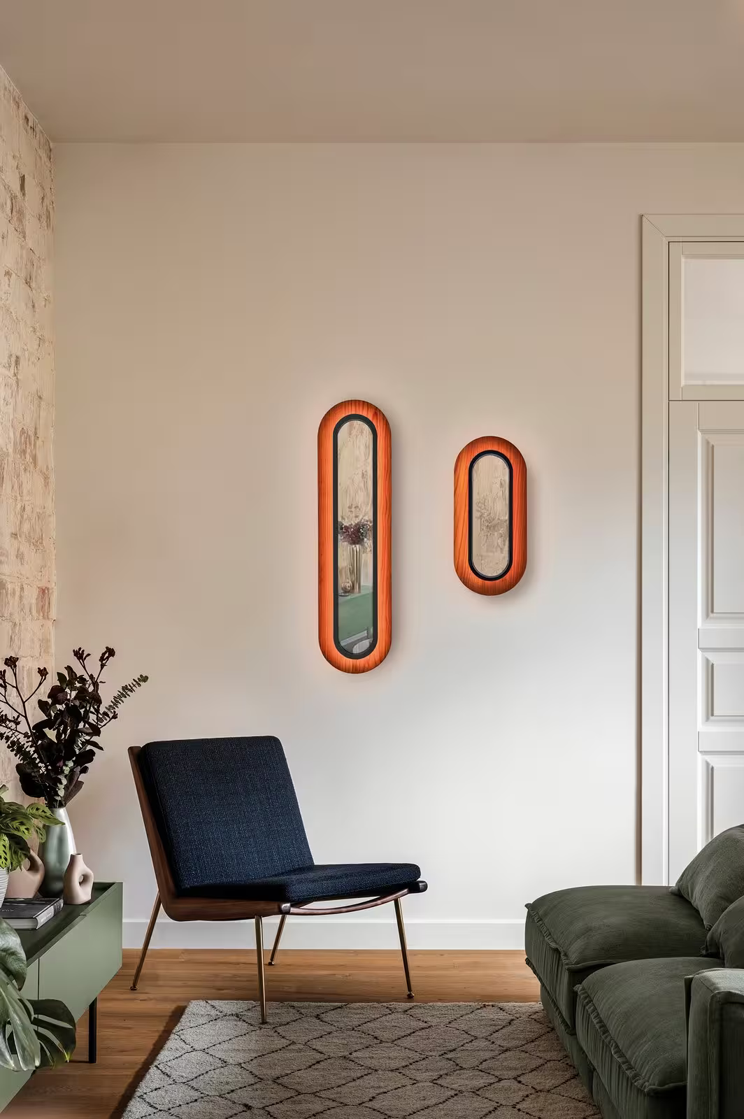 Lens Oval LED Wall Light