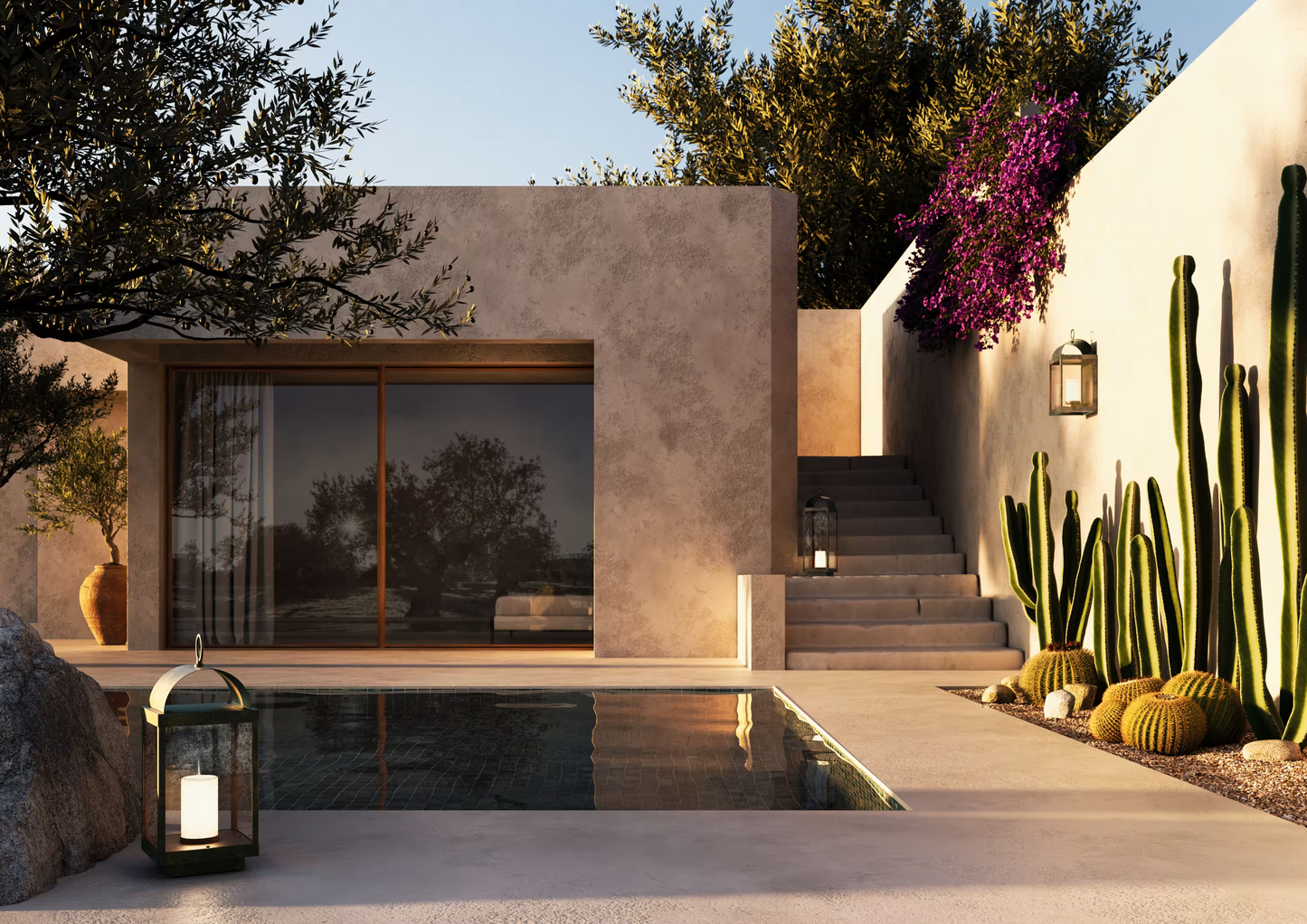 Lanterne Outdoor Floor Lamp