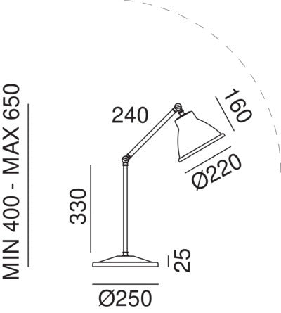 Il Fanale Loft Table Lamp