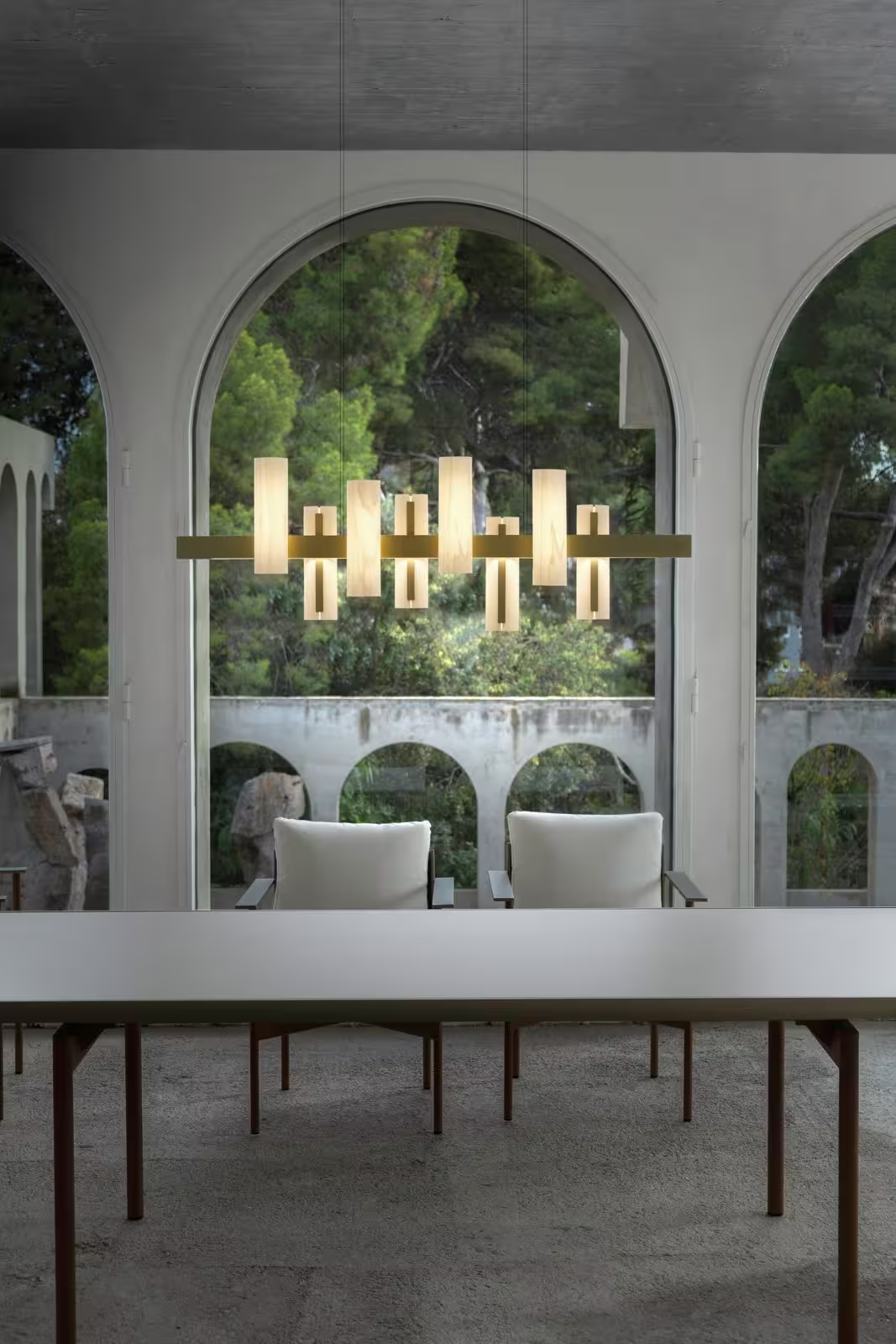 Black Note Keys LED Pendant