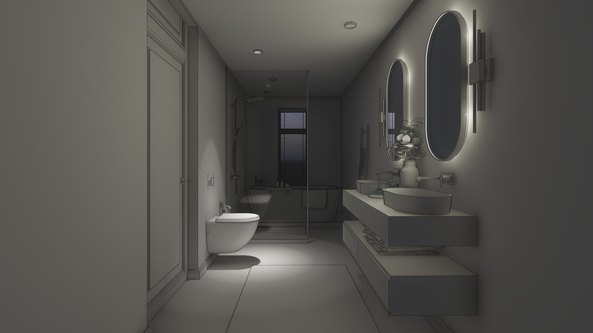 Bathroom   night navigation