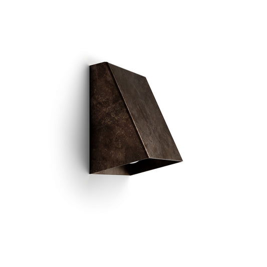 Mask 298.02 Outdoor Wall Light in Dark Brass