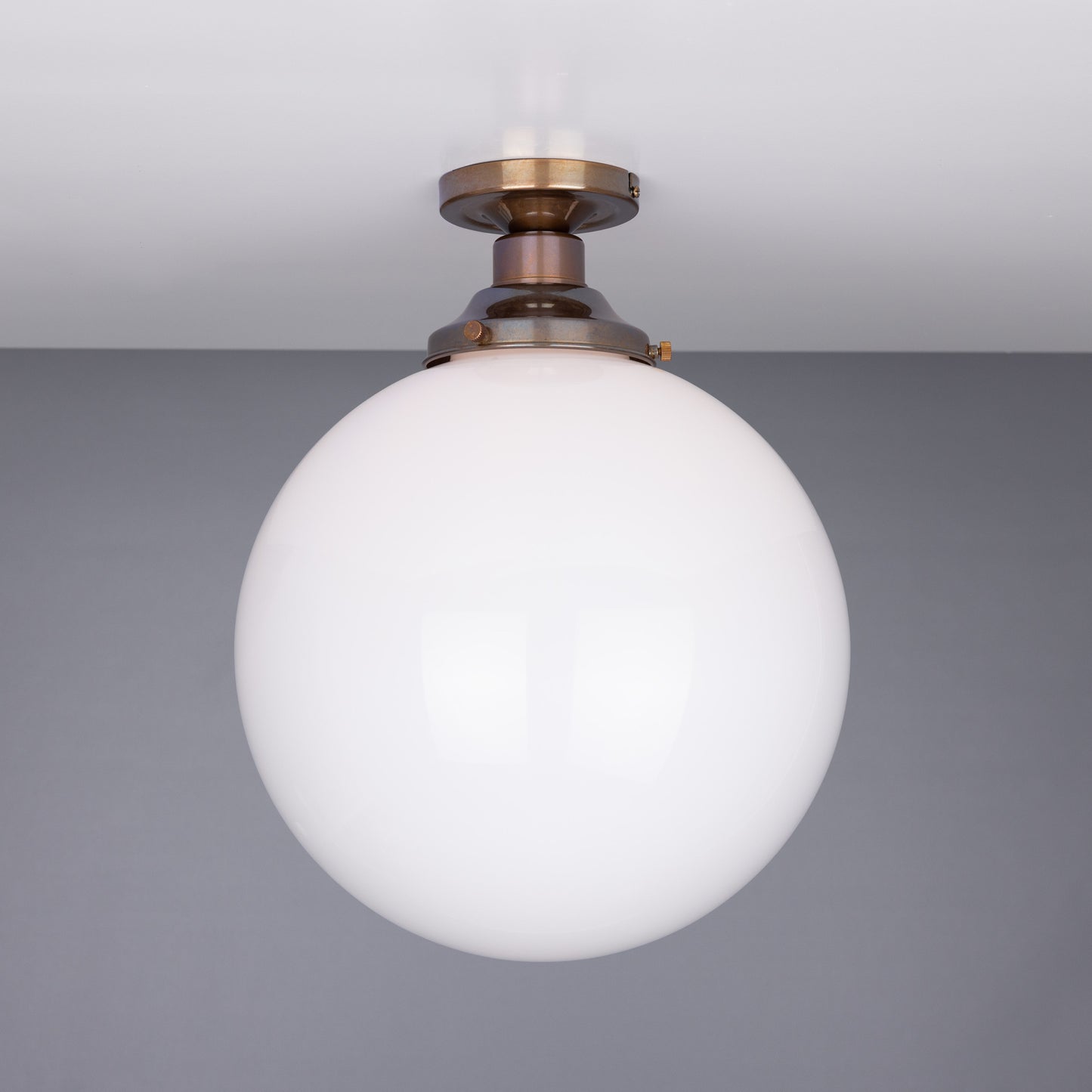 Yerevan Opal Glass Flush Ceiling Light