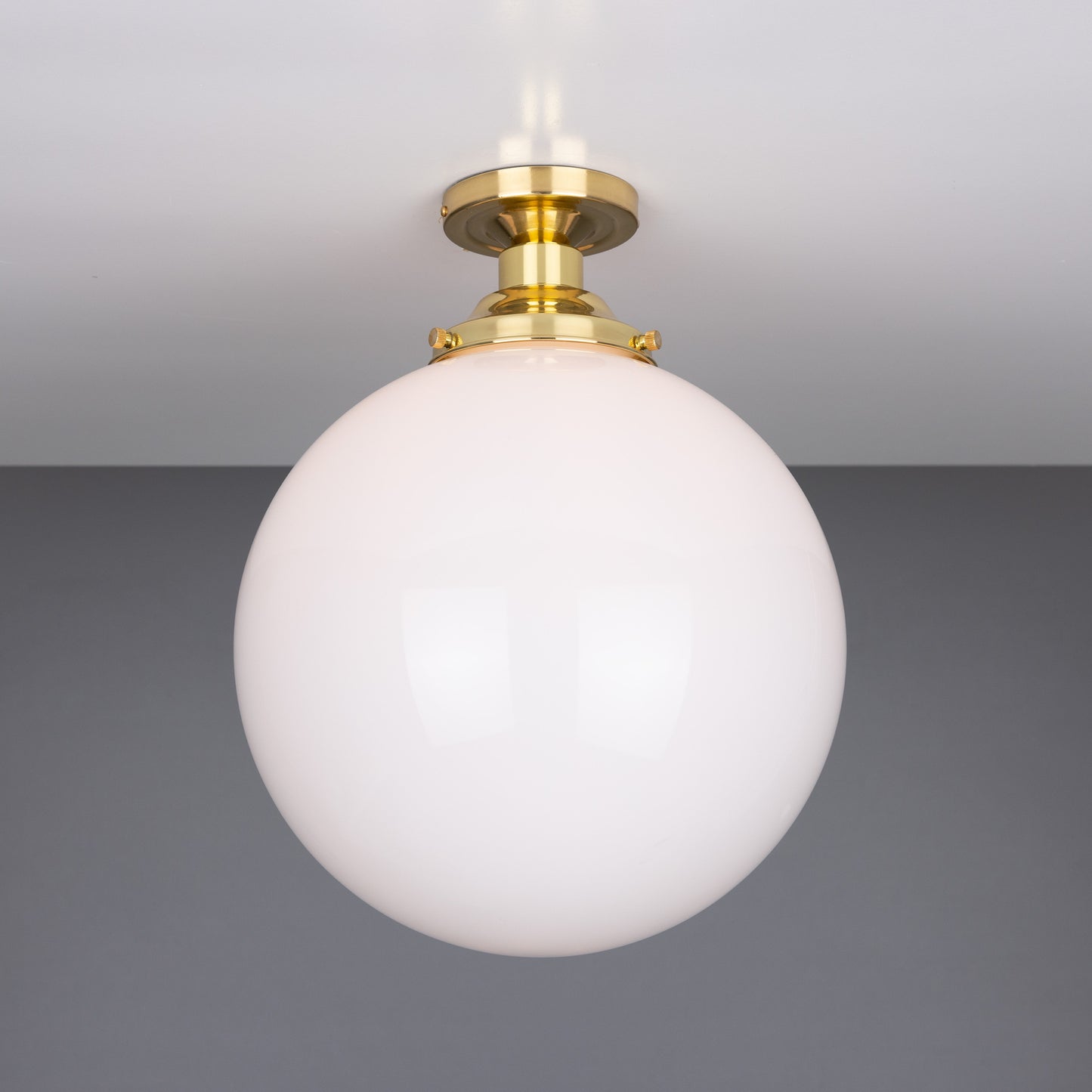 Yerevan Opal Glass Flush Ceiling Light