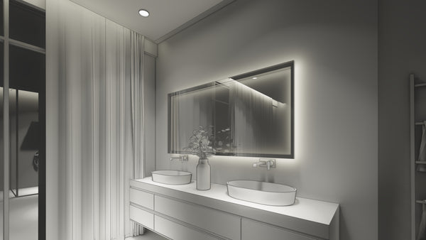 Modern minimalist bathroom