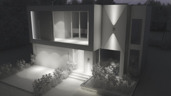 Modern minimalist facade