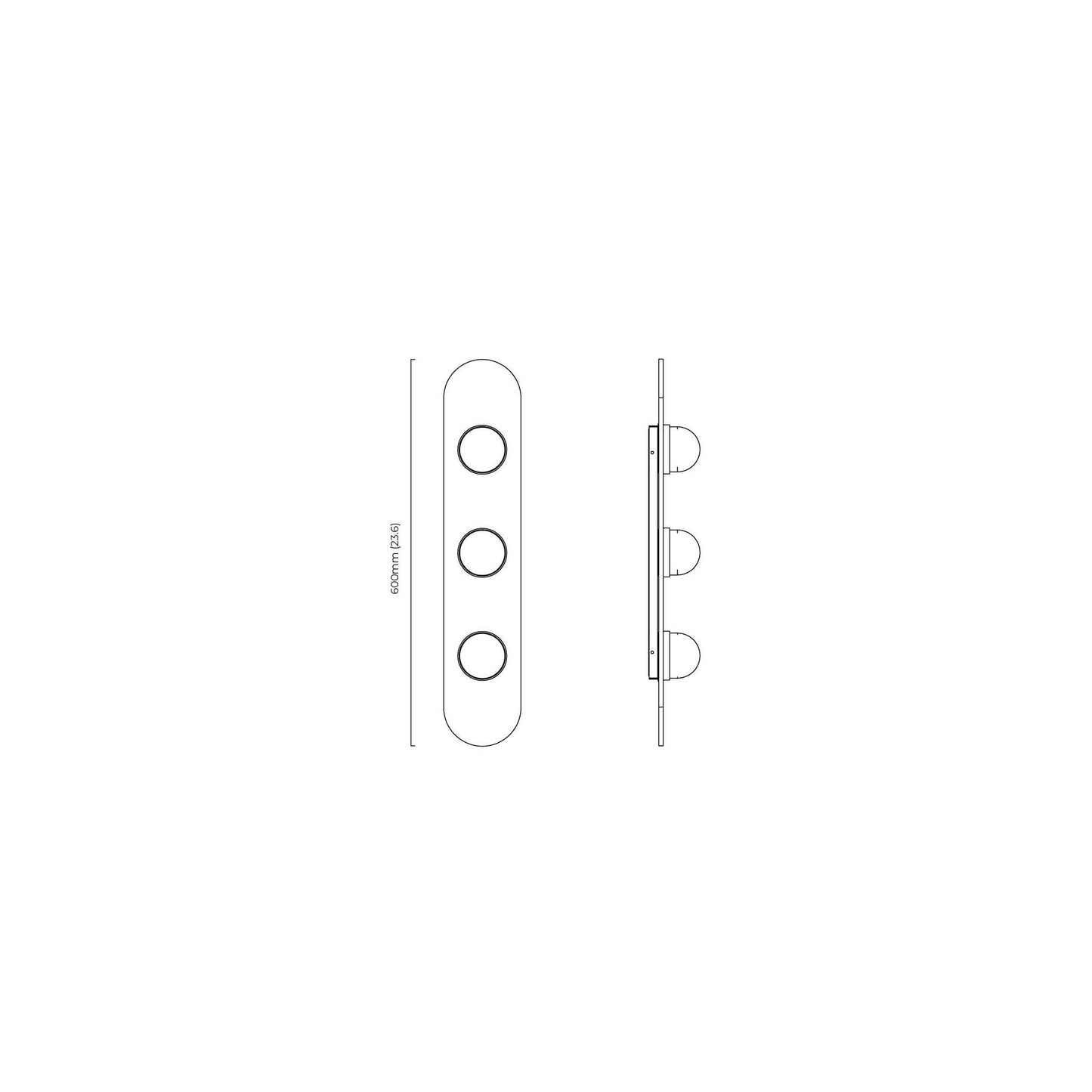 Modulo Triple LED Wall Light