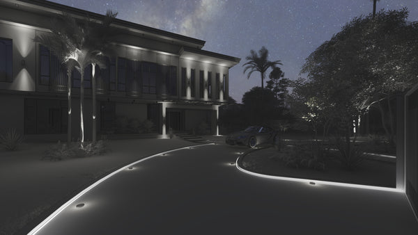 Modern path driveway