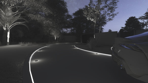Modern path driveway