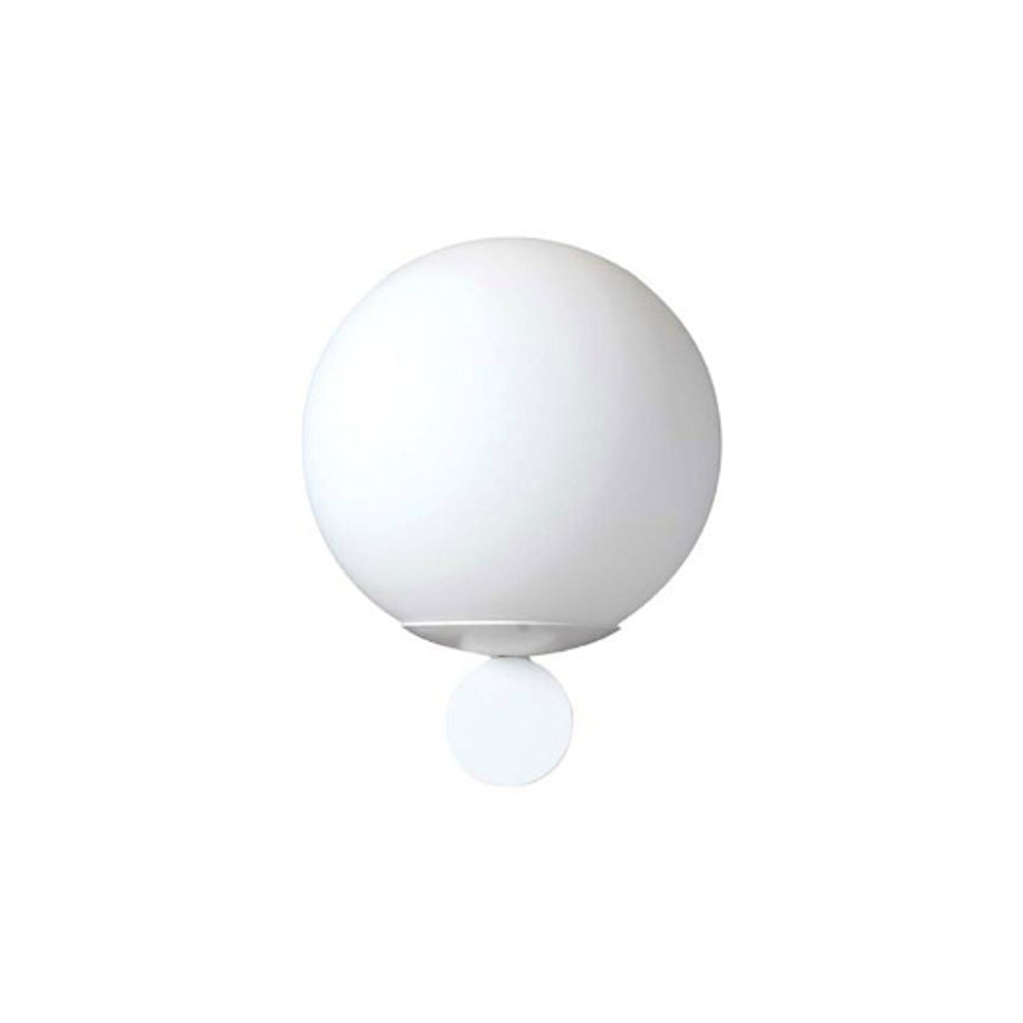 Luna Single Upward Wall Light with Blown Glass