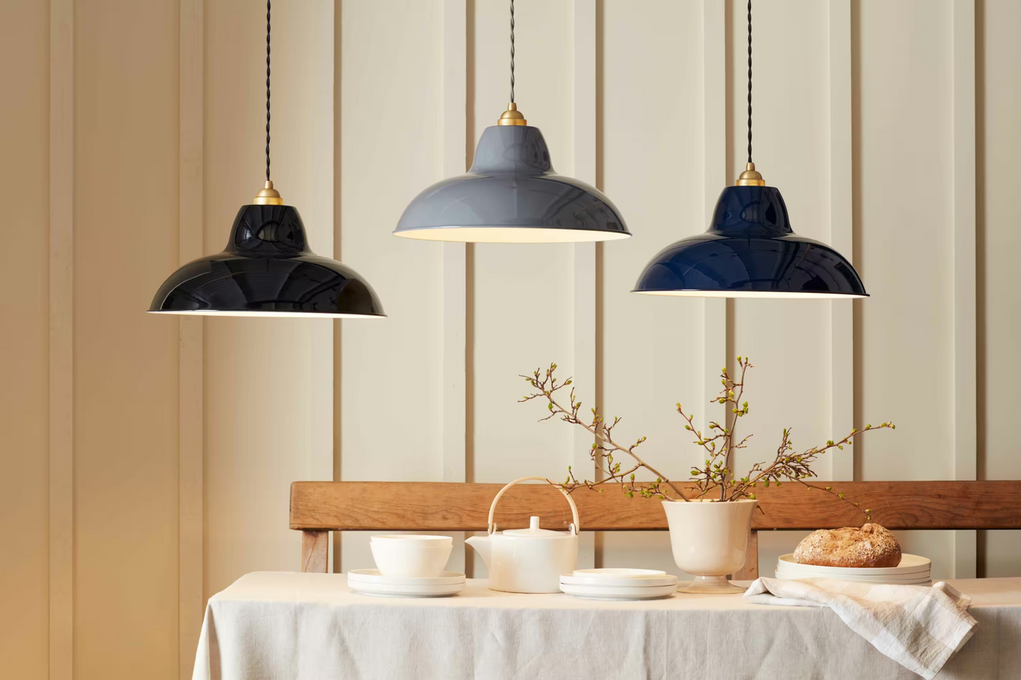 Original 1227 Midi Wide Brass Pendant