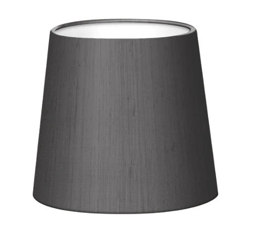 Murray Charcoal White Laminate Silk Shade