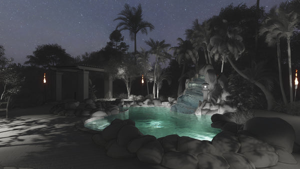 Natural lagoon pool
