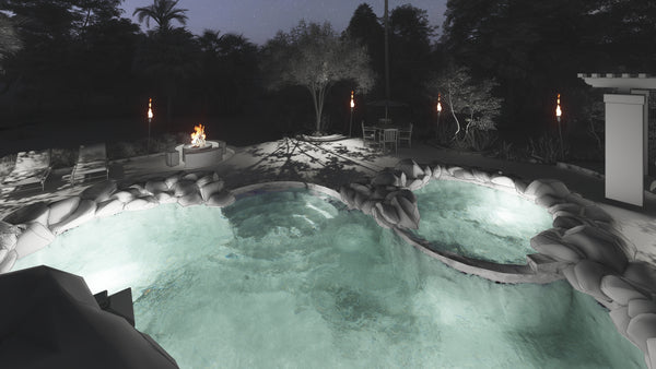 Natural lagoon pool