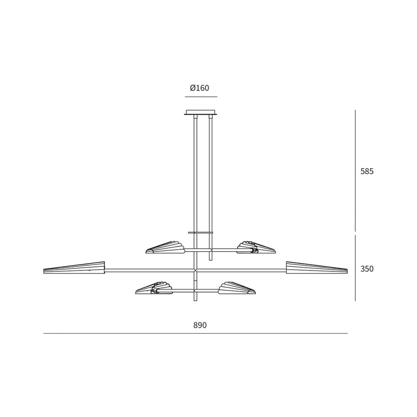Bion 6-Light LED Pendant