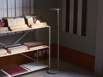 Oblique USB-C LED Floor Lamp