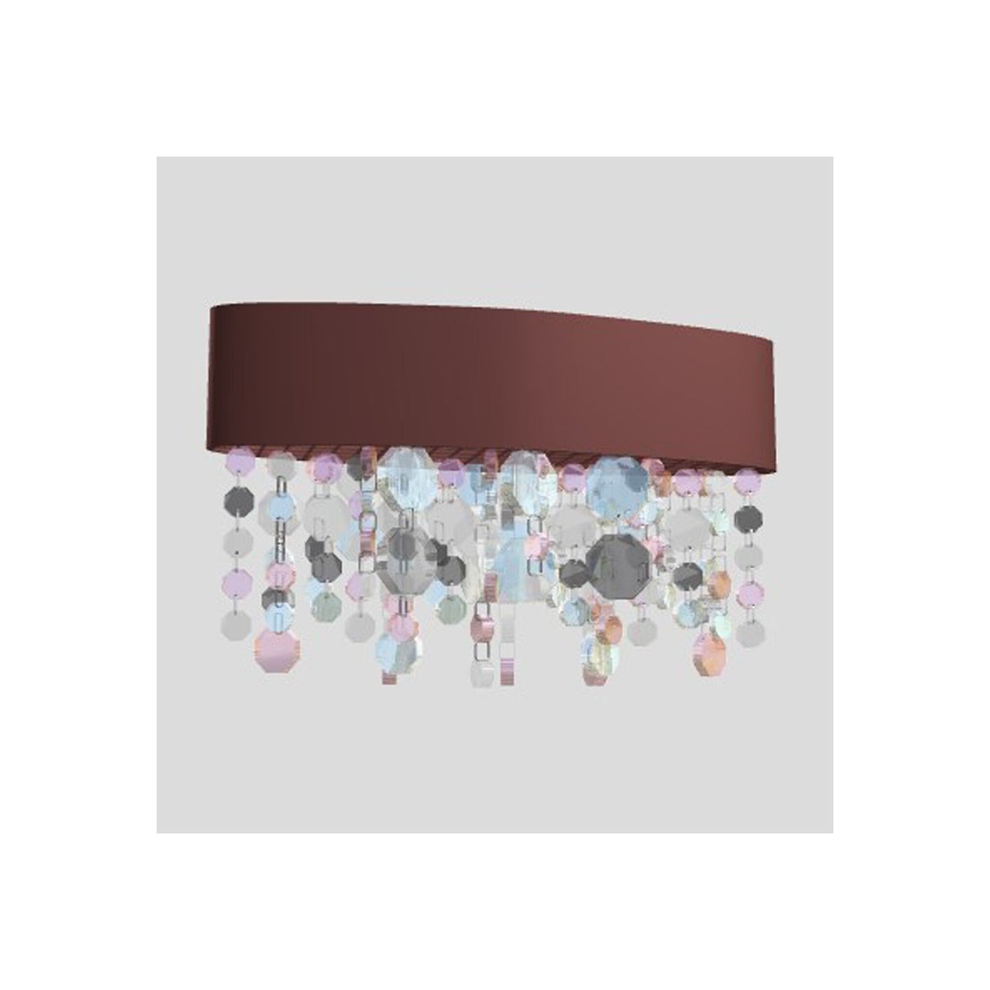 Ola A1 OV 30 E14 Wall Light with Colored Glass