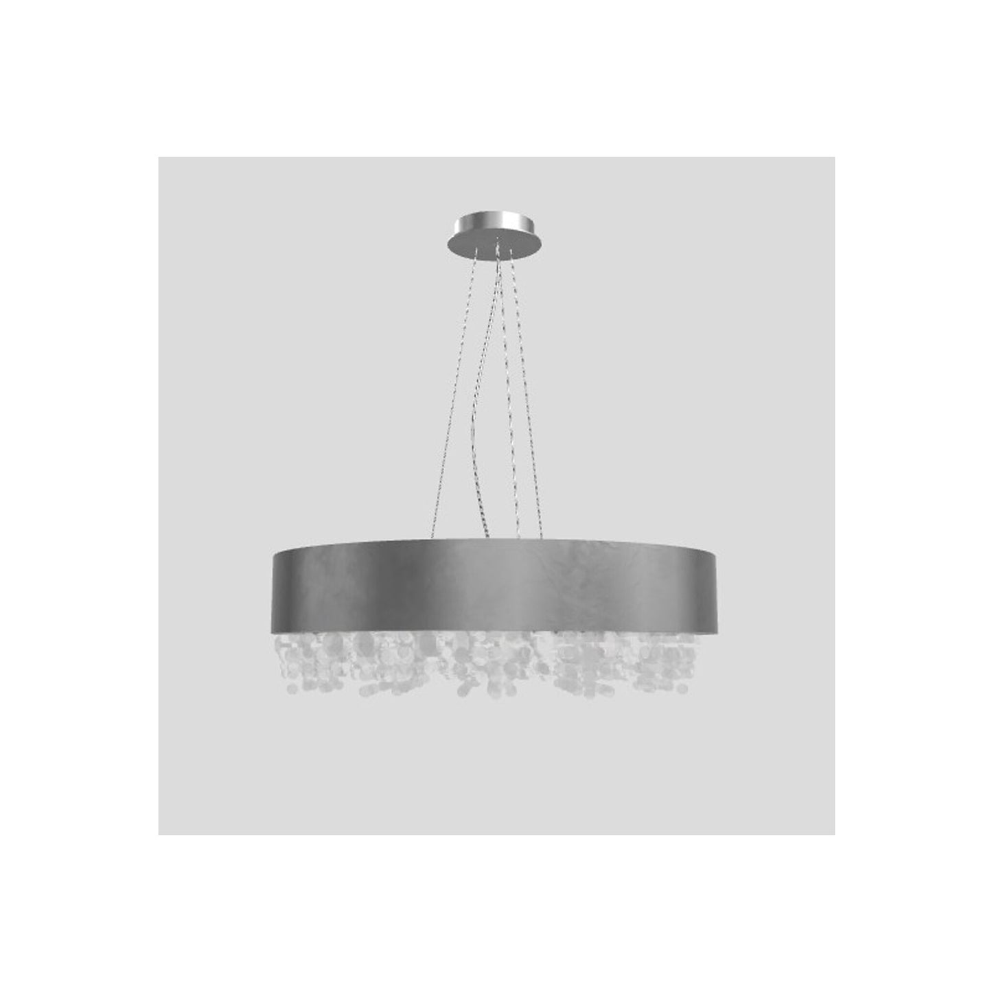 Ola S6 60 Medium E27 Pendant with Colored Glass