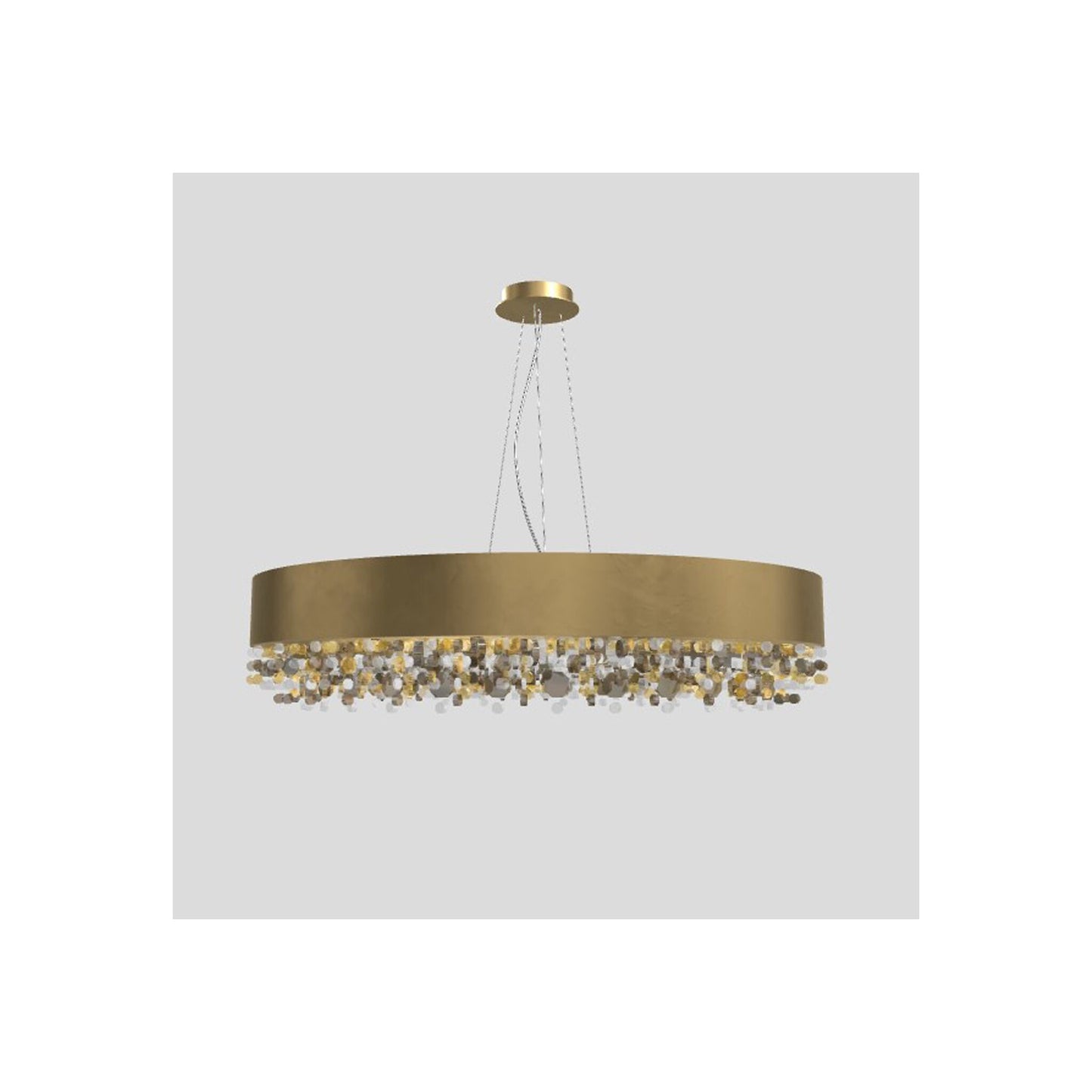 Ola S90 Large E27 Pendant with Colored Glass