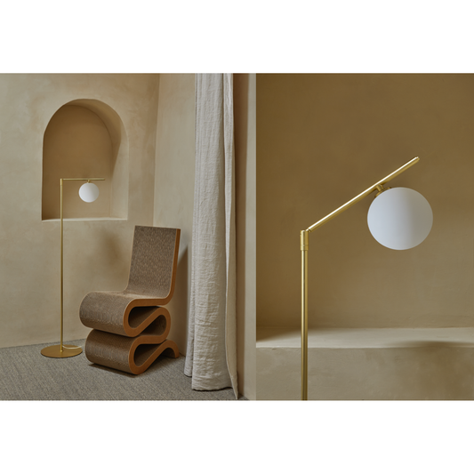 Endo Opal Glass Floor Lamp