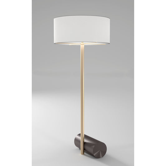 Calee Floor Lamp with White Lampshade
