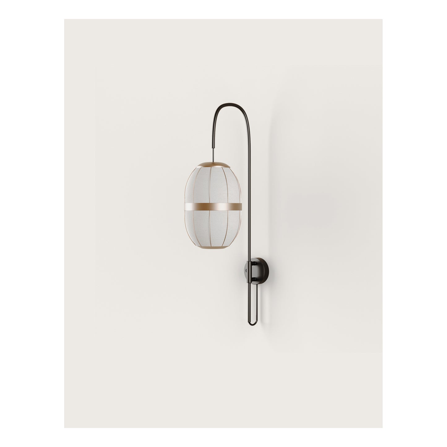 Pull Wall Light in Matt Black